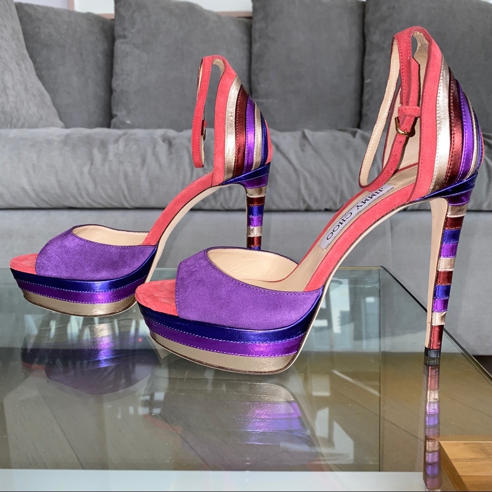 Jimmy Choo “Max” platform sandals size 37.5